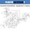 Kunststoff-Kraftstofftank - Hyundai Gets 1_5 Diesel_Schema