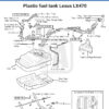 Plastic fuel tank Lexus LX470
