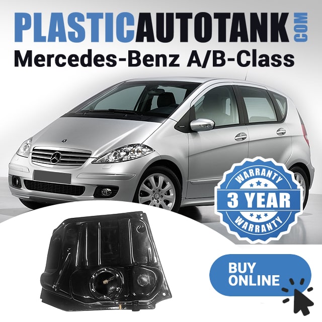 Kunststoff-Kraftstofftank für Mercedes-Benz A-Klasse W169 und B-Klasse W245, 2004–2012, Benzin Diesel